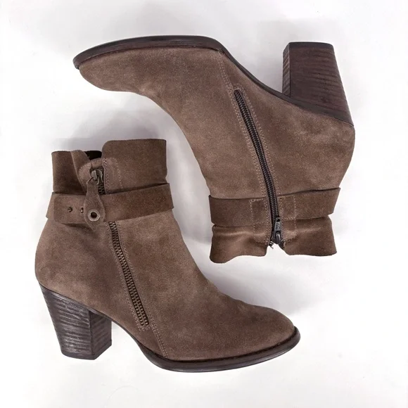 PAUL GREEN Sheridan Brown Nubuck Suede Ankle Boots 8 - Picture 6 of 15